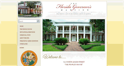 Desktop Screenshot of floridagovernorsmansion.com